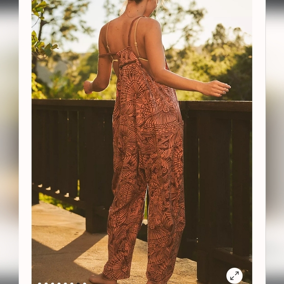 ISO Free People Hot Shot Onesie - Red Combo - Picture 4 of 5